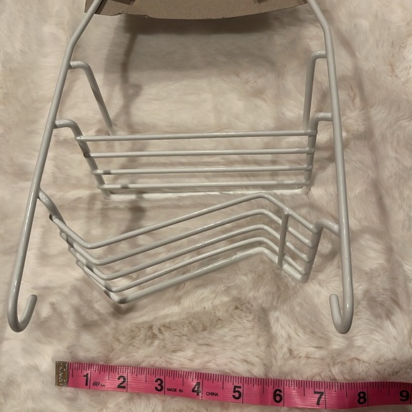 NWT Zenna Home Easily Accessible White Shower Storage Caddy Organizer - Picture 6 of 10